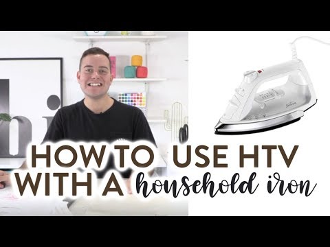 How To Use HTV With a Household Iron