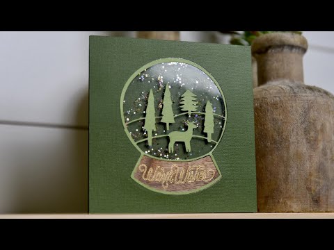 MUST SEE Christmas Shaker Card With Cricut