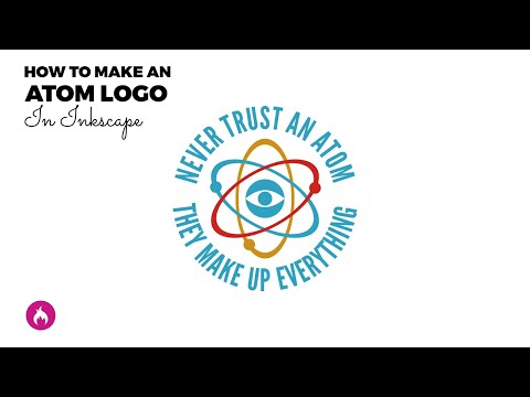 Create an atom logo Inkscape tutorial