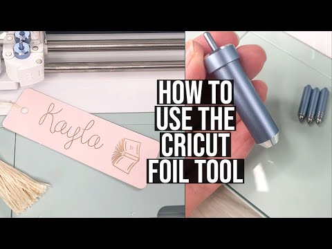 EVERYTHING YOU NEED TO KNOW TO USE THE NEW CRICUT FOIL TRANSFER TOOL | MAKE A BOOKMARK