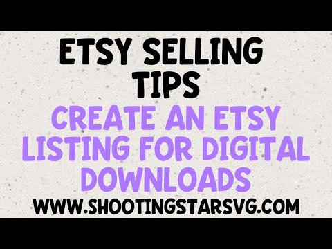 How to Create an Etsy Listing for Digital Downloads – Sell SVGs on Etsy