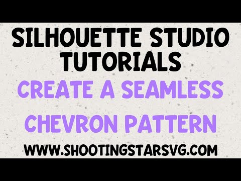 How to Create a Seamless Chevron Pattern in Silhouette Studio – Silhouette Studio Tutorial