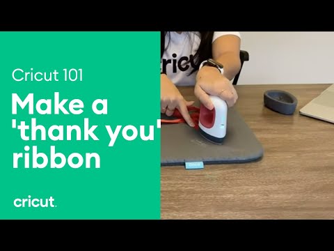 Make an Iron-on 'Thank you!' Ribbon