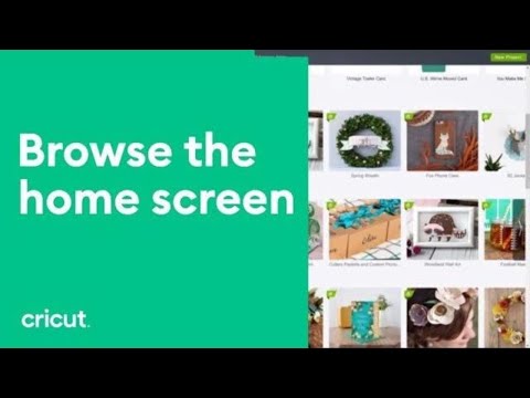 Home Page Overview | Beginner Design Space Tutorial | Cricut™
