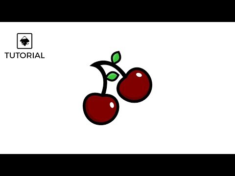 cherry icon inkscape logo tutorial