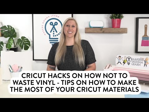 Cricut Hacks on How NOT To Waste Vinyl – Tips on How To Make The Most of Your Cricut Materials