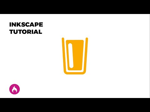 Inkscape tutorial orange juice glass icon