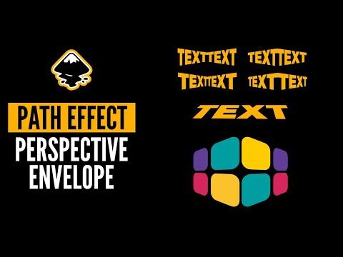 inkscape tutorial text effect perspective envelope