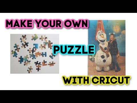 How to make your own puzzle using your Cricut machine