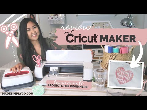Simple Projects Using the Cricut Maker + Machine Review