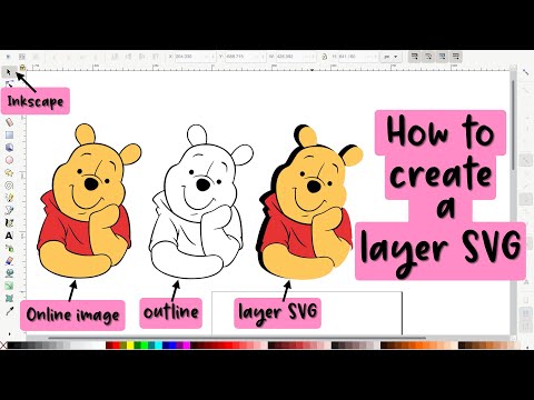 How to create a layer SVG with Inkscape