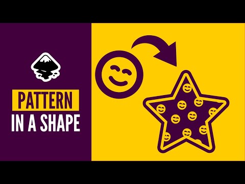 Pattern in a shape Inkscape tutorial