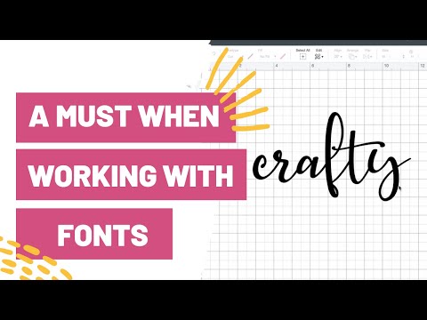 The One Thing You MUST Do When Using THESE Fonts in Cricut Design Space!