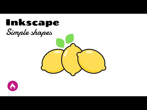 Inkscape tutorial create a lemon vector graphic