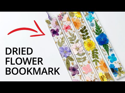 RESIN BOOKMARK TUTORIAL WITH FLOWERS | Personalised with Cricut