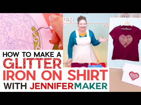 How to Make a Glitter Iron On Shirt – Beginner Friendly Tutorial with Weeding Tricks!
