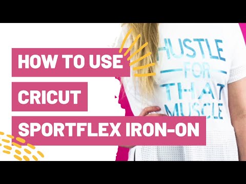 How To Use Cricut SportFlex Iron-On | DIY Workout Shirts
