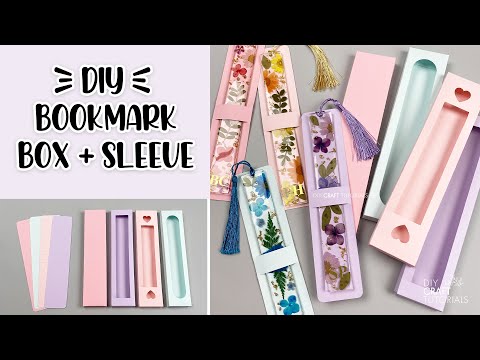 DIY RESIN BOOKMARK DISPLAY BOX | Your bookmarks will look AMAZING in this unique holder!