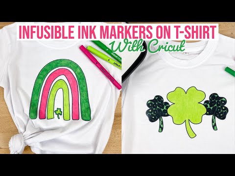 CRICUT INFUSIBLE INK MARKERS ON TSHIRT