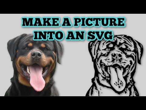 How to turn a picture into an SVG - Pet memorial - family memorial