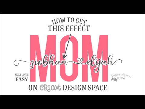 How to make MOM tiles on Cricut Design Space