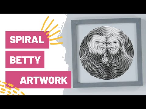 How To Make Spiral Artwork With Your Cricut – Spiral Betty