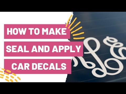 How To Make, Seal, and Apply Car Decals with Cricut – Print Then Cut Monogram
