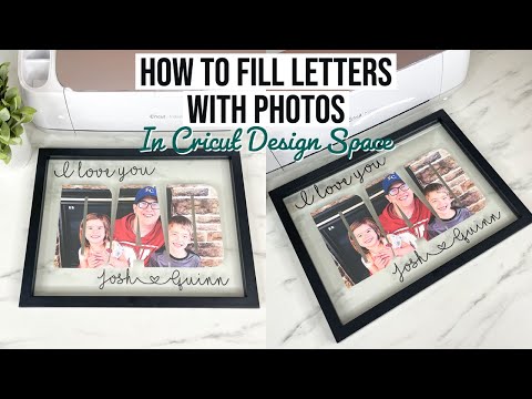 HOW TO FILL LETTERS WITH CRICUT | PRINT THEN CUT | FATHERS DAY GIFT IDEA