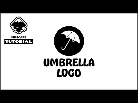 Inkscape tutorial umbrella logo