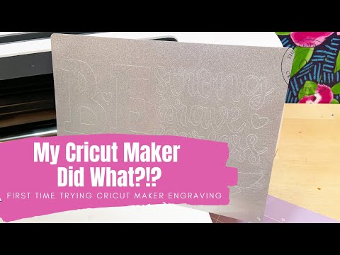 My Cricut Maker Did What?!? || Beginner Engraving
