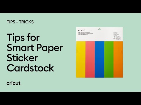 Tips for Cricut Smart Paper Sticker Cardstock