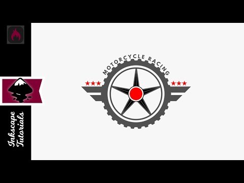 Inkscape Tutorial: Motorcycle Racing Vector Wheel Logo (Episode #77) @ Ardent Designs