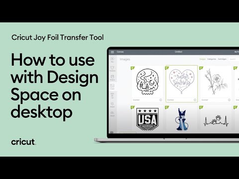 Use the Cricut Joy Foil Transfer Tool on Design Space for Desktop