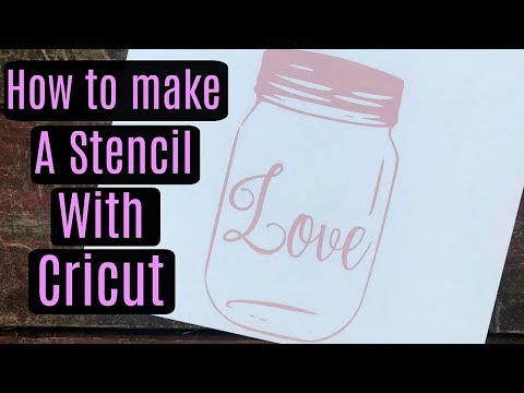 HOW TO MAKE A STENCIL WITH CRICUT AND ORAMASK 813