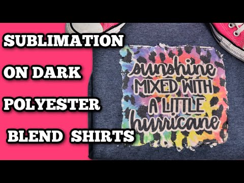 Sublimate on dark shirts – Bleach technique for shirts with sublimation