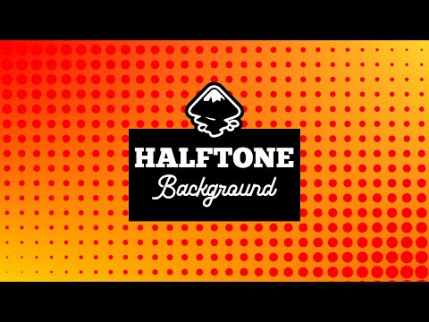 Inkscape tutorial how to make svg vector halftone background