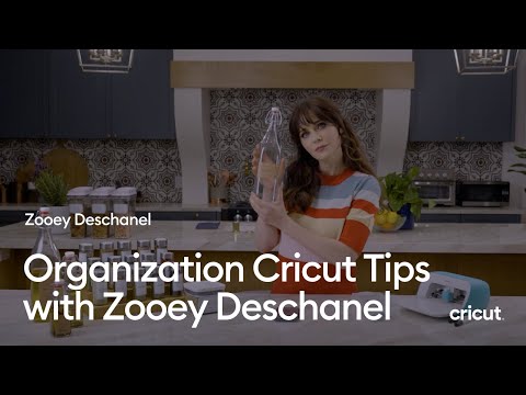 Organization Cricut tips with Zooey Deschanel
