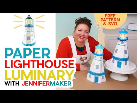 Paper Lighthouse Template: A 3D Papercraft Luminary!