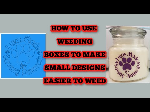 How to use weeding boxes – Weed small fonts and designs easily