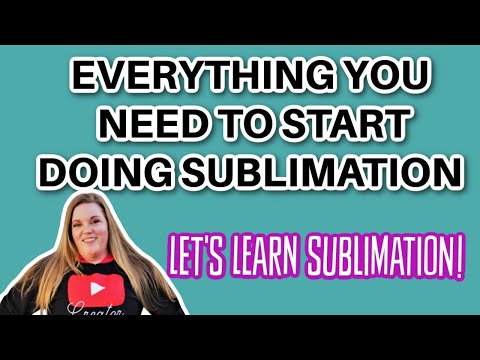 What you need to start doing sublimation  sublimation printer and supplies  how to start sublimation