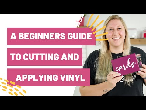 Cutting and Applying Vinyl With Your Cricut