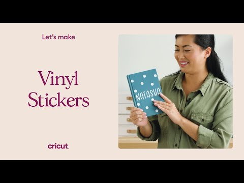 How-To Make Vinyl Stickers with Cricut