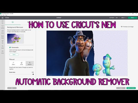 Removing backgrounds in Cricut Design Space – Upload any image to cut – Print then cut – remove