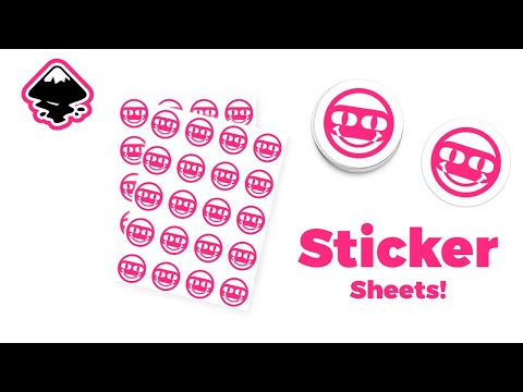 How to Use Inkscape SVG file to make a Sticker Sheet to cut