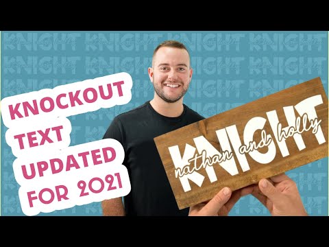 How To Knockout Text – Cricut Design Space 2021 Update!