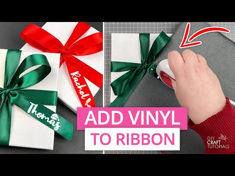 HOW TO PERSONALIZE RIBBON WITH WITH CRICUT