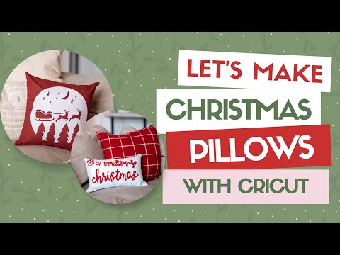 Cricut Christmas Felt Pillows You EASILY Make Today