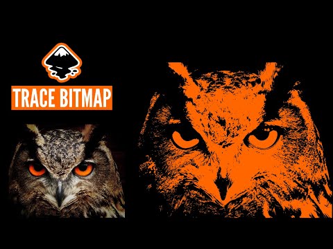 How to trace bitmap Inkscape tutorial