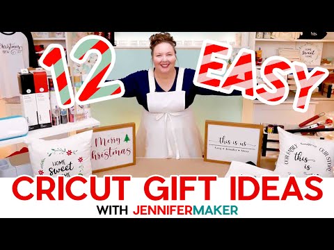 12 DIY Cricut Gift Ideas Using Just TWO Basic Materials!