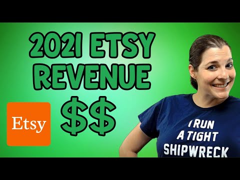 2021 Etsy Revenue – Create a Semi-Passive Income selling digital downloads